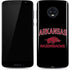 University of Arkansas-Fayetteville Razorbacks Black Moto G6 Skin