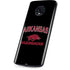 University of Arkansas-Fayetteville Razorbacks Black Moto G6 Skin