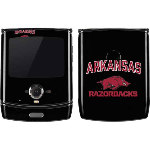 University of Arkansas-Fayetteville Razorbacks Black Motorola RAZR Skin