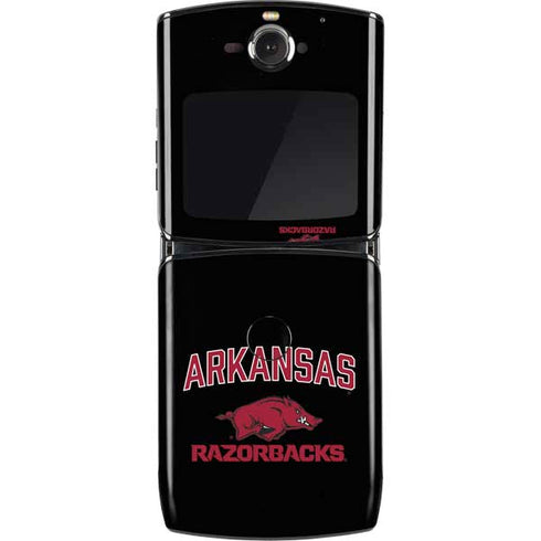 University of Arkansas-Fayetteville Razorbacks Black Motorola RAZR Skin