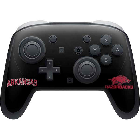 University of Arkansas-Fayetteville Razorbacks Black Nintendo Skins