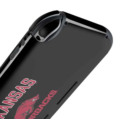 University of Arkansas-Fayetteville Razorbacks Black Nintendo Switch Lite Skin