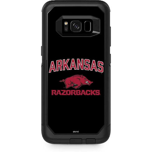 University of Arkansas-Fayetteville Razorbacks Black Otterbox Commuter Galaxy Skin
