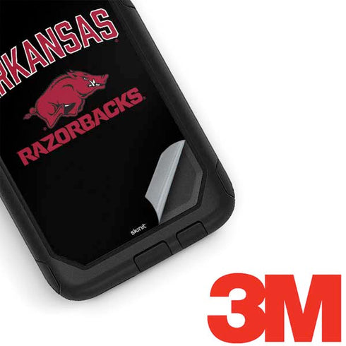 University of Arkansas-Fayetteville Razorbacks Black Otterbox Commuter Galaxy Skin