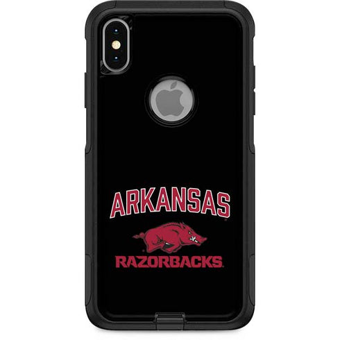University of Arkansas-Fayetteville Razorbacks Black Otterbox Commuter iPhone Skin