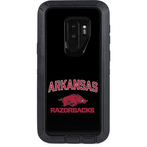University of Arkansas-Fayetteville Razorbacks Black Otterbox Defender Galaxy Skin