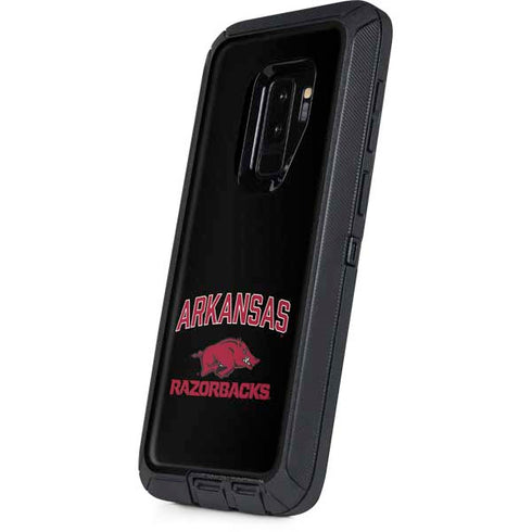 University of Arkansas-Fayetteville Razorbacks Black Otterbox Defender Galaxy Skin