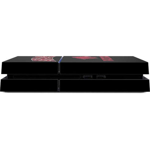 University of Arkansas-Fayetteville Razorbacks Black PS4 Console Skin