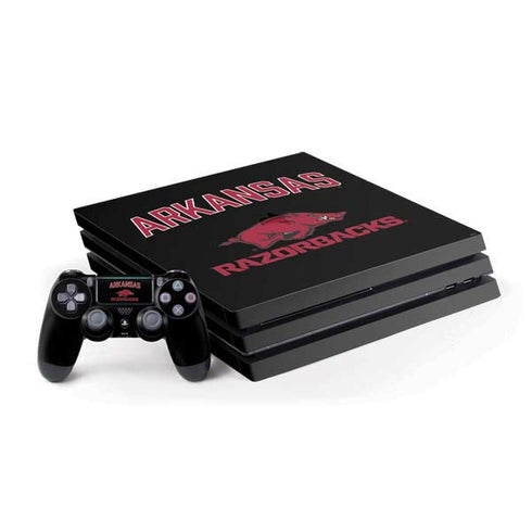 University of Arkansas-Fayetteville Razorbacks Black PS4 Pro Bundle Skin