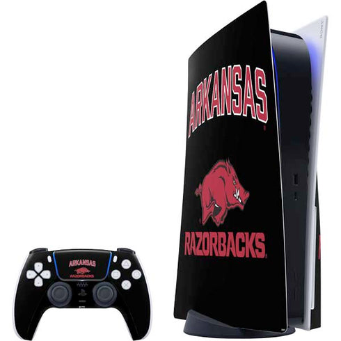 University of Arkansas-Fayetteville Razorbacks Black PS5 Bundle Skin