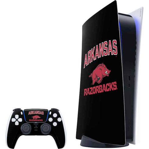 University of Arkansas-Fayetteville Razorbacks Black PlayStation PS5 Skins