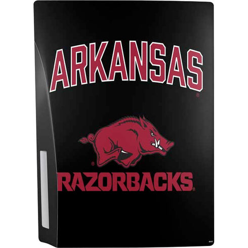 University of Arkansas-Fayetteville Razorbacks Black PS5 Console Skin