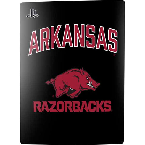 University of Arkansas-Fayetteville Razorbacks Black PS5 Digital Edition Console Skin