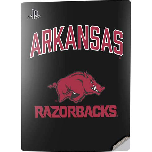 University of Arkansas-Fayetteville Razorbacks Black PS5 Digital Edition Console Skin