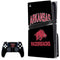 University of Arkansas-Fayetteville Razorbacks Black PS5 Pro Disk Bundle Skin