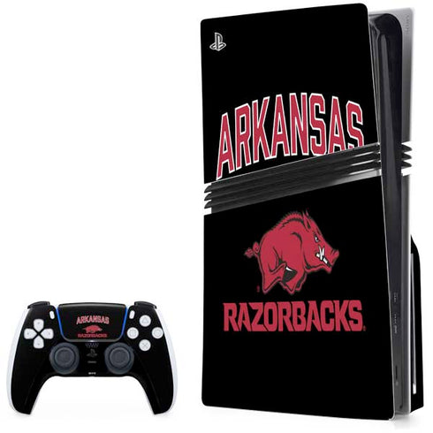 University of Arkansas-Fayetteville Razorbacks Black PlayStation PS5 Skins