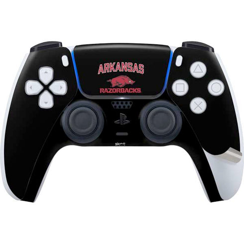 University of Arkansas-Fayetteville Razorbacks Black PS5 Pro Disk Bundle Skin
