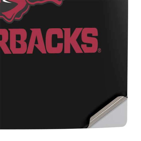 University of Arkansas-Fayetteville Razorbacks Black PS5 Slim Digital Edition Console Skin