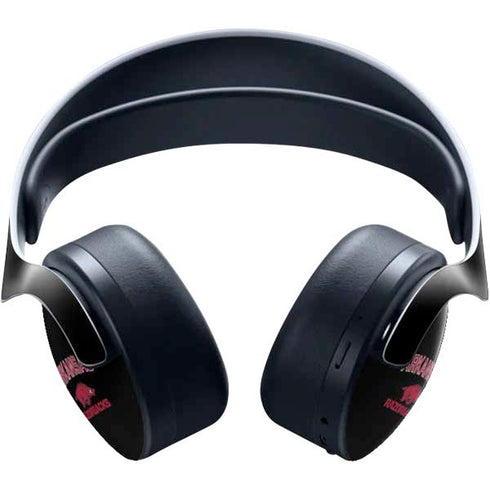 University of Arkansas-Fayetteville Razorbacks Black PULSE 3D Wireless Headset for PS5 Skin