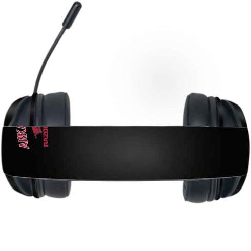University of Arkansas-Fayetteville Razorbacks Black Razer Kraken X Skin