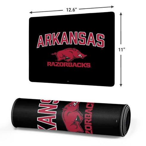 University of Arkansas-Fayetteville Razorbacks Black Gaming Mouse Pad