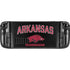 University of Arkansas-Fayetteville Razorbacks Black Steam Deck Handheld Gaming Computer Skin