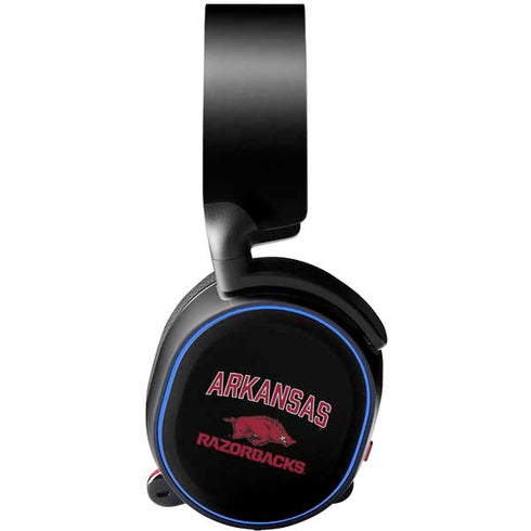 University of Arkansas-Fayetteville Razorbacks Black SteelSeries Arctis 3 Skin