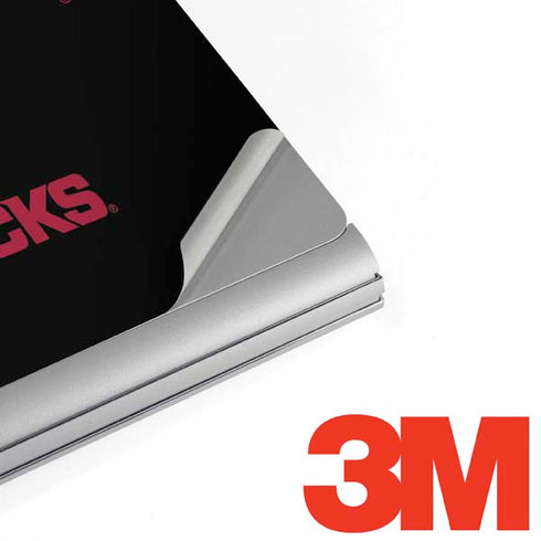 University of Arkansas-Fayetteville Razorbacks Black Surface Book 2 13.5in Skin