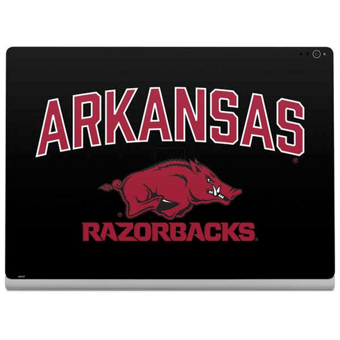 University of Arkansas-Fayetteville Razorbacks Black Surface Book 2 15in Skin