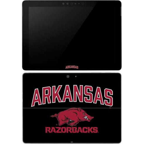 University of Arkansas-Fayetteville Razorbacks Black Surface Go Skin