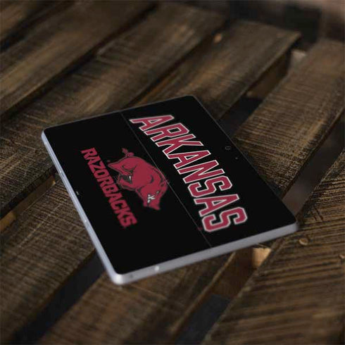 University of Arkansas-Fayetteville Razorbacks Black Surface Go Skin