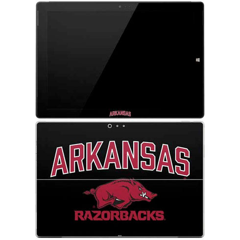 University of Arkansas-Fayetteville Razorbacks Black Surface Pro 3 Skin