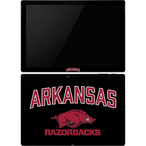 University of Arkansas-Fayetteville Razorbacks Black Surface Pro 6 Skin