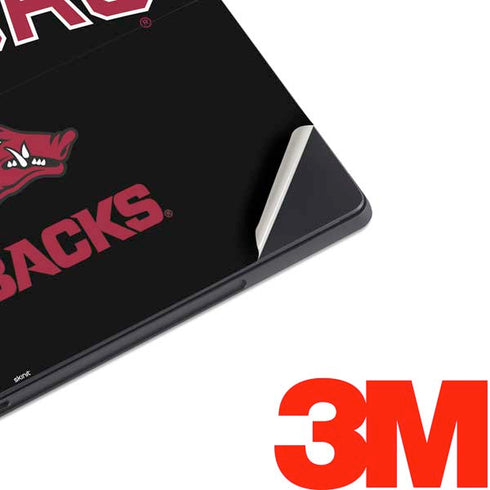 University of Arkansas-Fayetteville Razorbacks Black Surface Pro 6 Skin