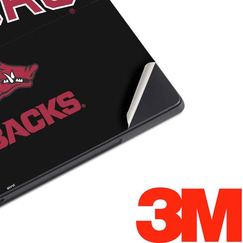 University of Arkansas-Fayetteville Razorbacks Black Surface Pro 7 Skin