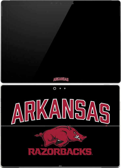 University of Arkansas-Fayetteville Razorbacks Black Surface Pro (2017) Skin