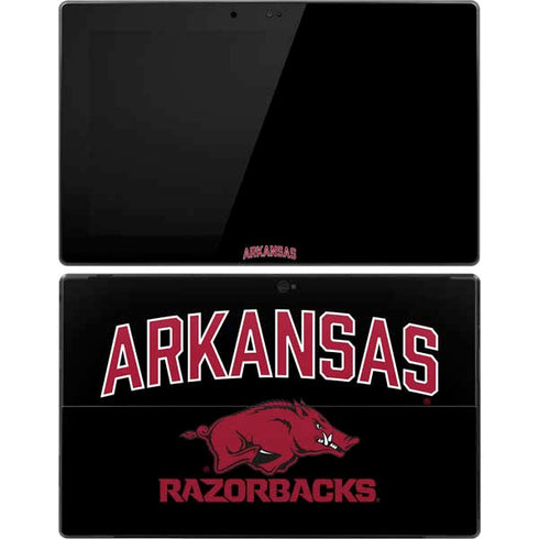 University of Arkansas-Fayetteville Razorbacks Black Surface Pro Tablet Skin
