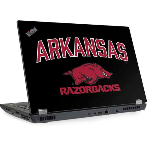 University of Arkansas-Fayetteville Razorbacks Black Lenovo ThinkPad Skin