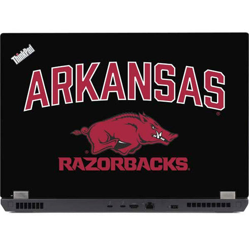 University of Arkansas-Fayetteville Razorbacks Black Lenovo ThinkPad Skin