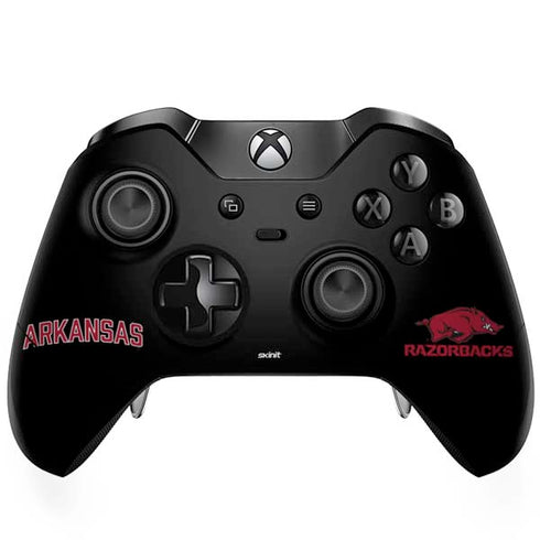 University of Arkansas-Fayetteville Razorbacks Black Xbox One Elite Controller Skin