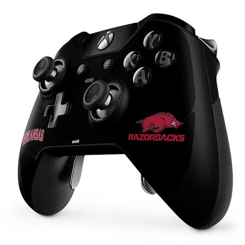 University of Arkansas-Fayetteville Razorbacks Black Xbox One Elite Controller Skin