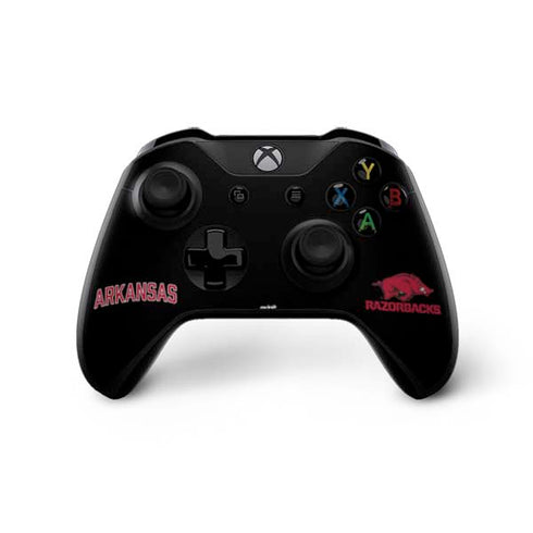 University of Arkansas-Fayetteville Razorbacks Black Xbox One X Bundle Skin