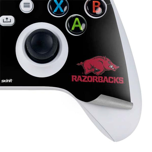 University of Arkansas-Fayetteville Razorbacks Black Xbox Series S Bundle Skin