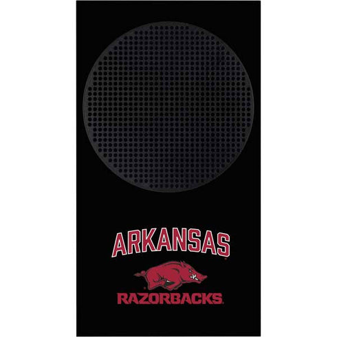 University of Arkansas-Fayetteville Razorbacks Black Xbox Series S Console Skin