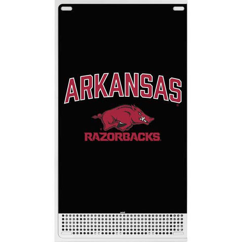 University of Arkansas-Fayetteville Razorbacks Black Xbox Series S Console Skin