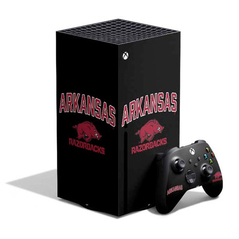 University of Arkansas-Fayetteville Razorbacks Black XBox Series X Digital Edition Bundle Skin