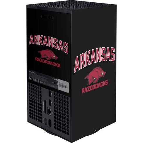 University of Arkansas-Fayetteville Razorbacks Black XBox Series X Digital Edition Bundle Skin