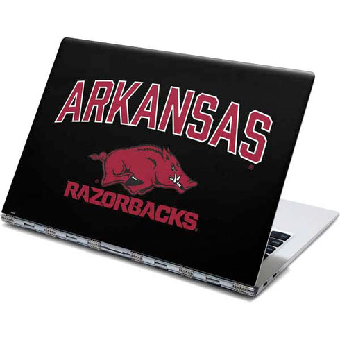 University of Arkansas-Fayetteville Razorbacks Black Yoga 910 2-in-1 14in Touch-Screen Skin