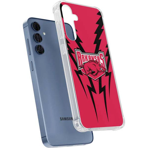 University of Arkansas-Fayetteville Razorbacks Galaxy A55 5G Clear Case