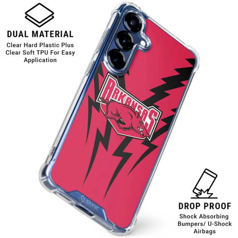 University of Arkansas-Fayetteville Razorbacks Galaxy S25 Clear Case